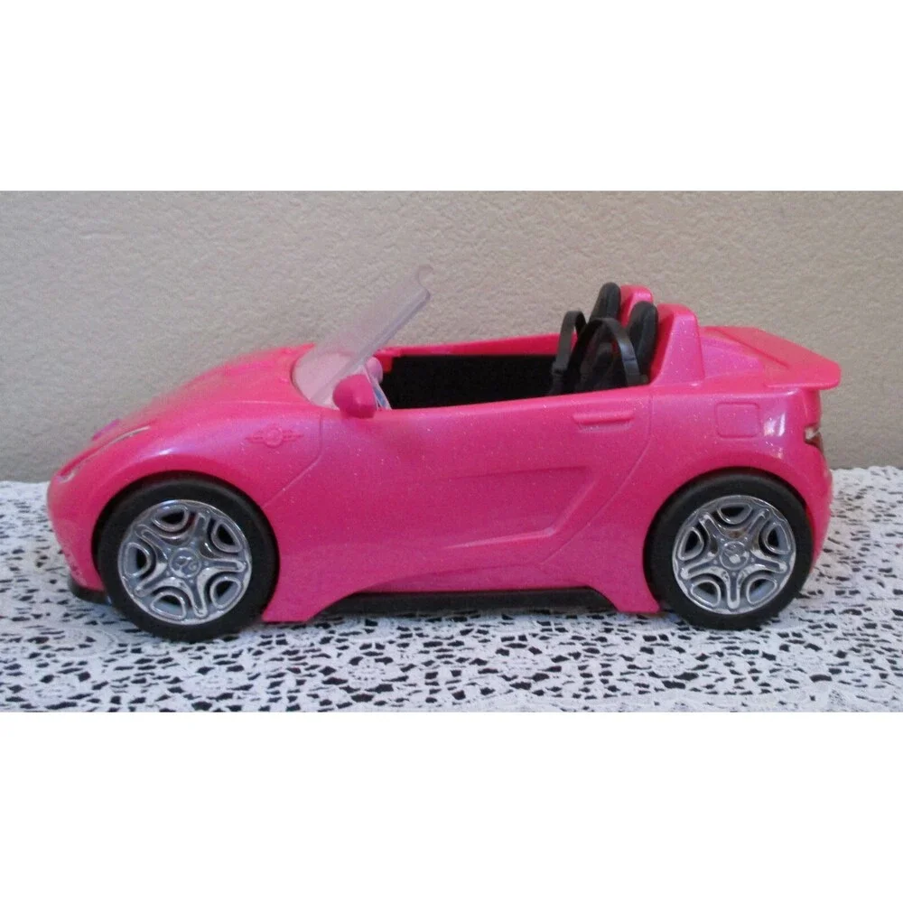 Mattel Barbie Convertible Push Car Pink/Black DVX59 2016